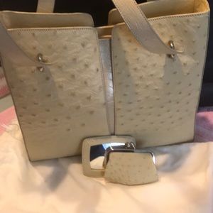 Authentic Cape Cobra “Ostrich “ Handbag